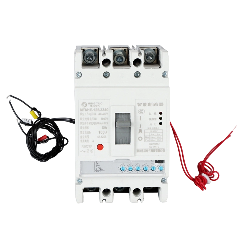MT-M1 Digital Electronic MCCB, 125A, 3/4P, 50kA, Microprocessor-Controlled Circuit Breaker